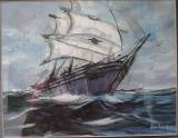 TALL SHIP AT SEA